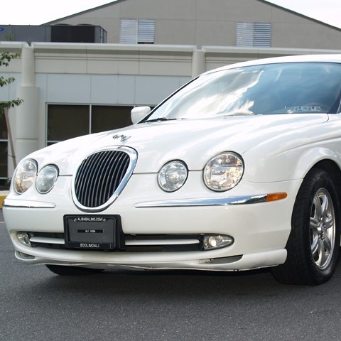 white jaguar limousine image